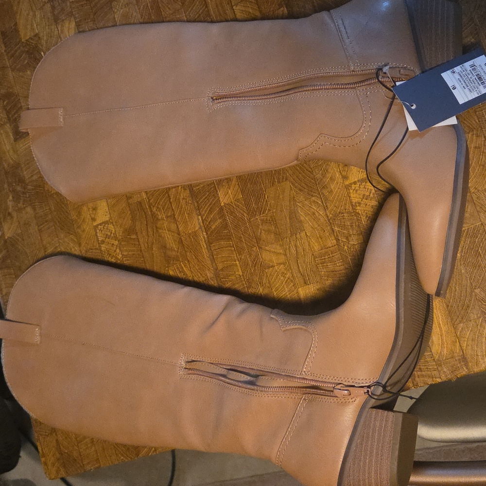 Universal Thread Tan Knee-High Boots